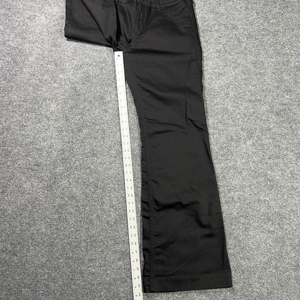 Ariat Denim Trouser Jeans Women's 31R Black Wide Leg Western Mid Rise Stretch - Picture 8 of 10